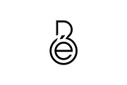 Minimalist LuxuryInitials BE Logo, a Branding & Logo Template by Luxury Logos (Thumbnail 3 of 4)