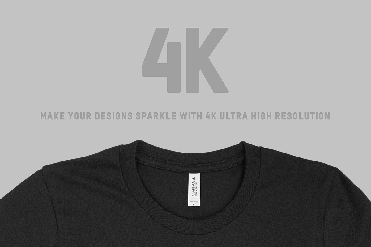 Bella Canvas 3001 T-Shirt Mock Ups, a Shirt Mockup by Pixel Sauce™ (Photo 3 of 7)
