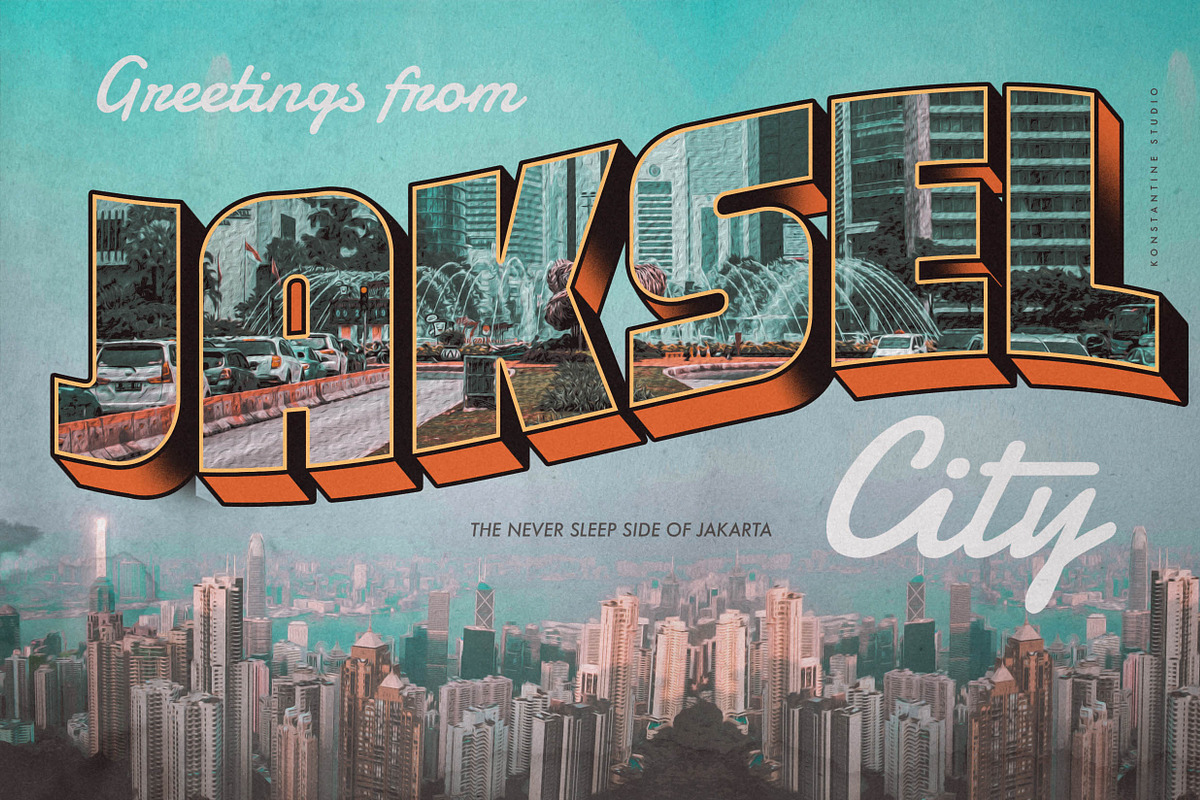 Jaksel - Bold & Square Sans Serif, a Sans Serif Font by Konstantine Studio (Photo 1 of 14)