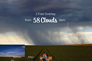 21 Lightning Photoshop Overlays preview 6
