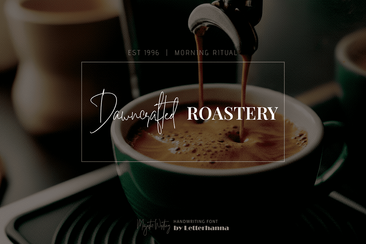 Majestic Writing Signature Font, a Handwritten Font by Letterhanna Studio (Photo 8 of 14)