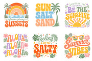 Boho Retro Summer Beach PNG Bundle, an Illustration by Dream Creation (Thumbnail 2 of 6)