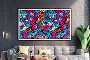 Graffiti Pattern, a Pattern Graphic by Forhadx5 (Thumbnail 17 of 17)