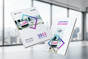 Corporate Book Cover Template, a Marketing Template by WheelieMonkey (Thumbnail 1 of 2)