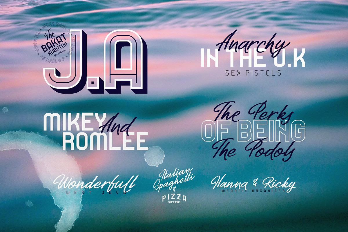 Buana & Mancakrama Typeface Duo preview 4