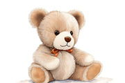 12 Watercolor teddy bear clipart, an Animal Illustration by ZaaxPrintables (Thumbnail 10 of 13)
