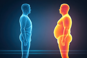 Illustration of diverse human body types, a Health & Medical Photo by AlyaAnd