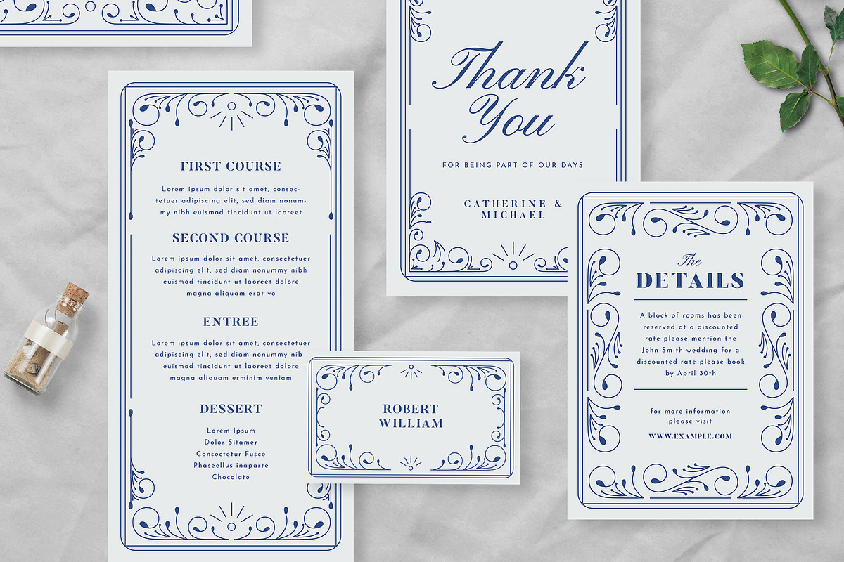 Decorative Wedding Invitation Suite, a Templates & Theme by Guuver (Photo 3 of 6)