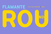 Flamante Round 8 Fonts, a Sans Serif Font by deFharo (Thumbnail 5 of 5)