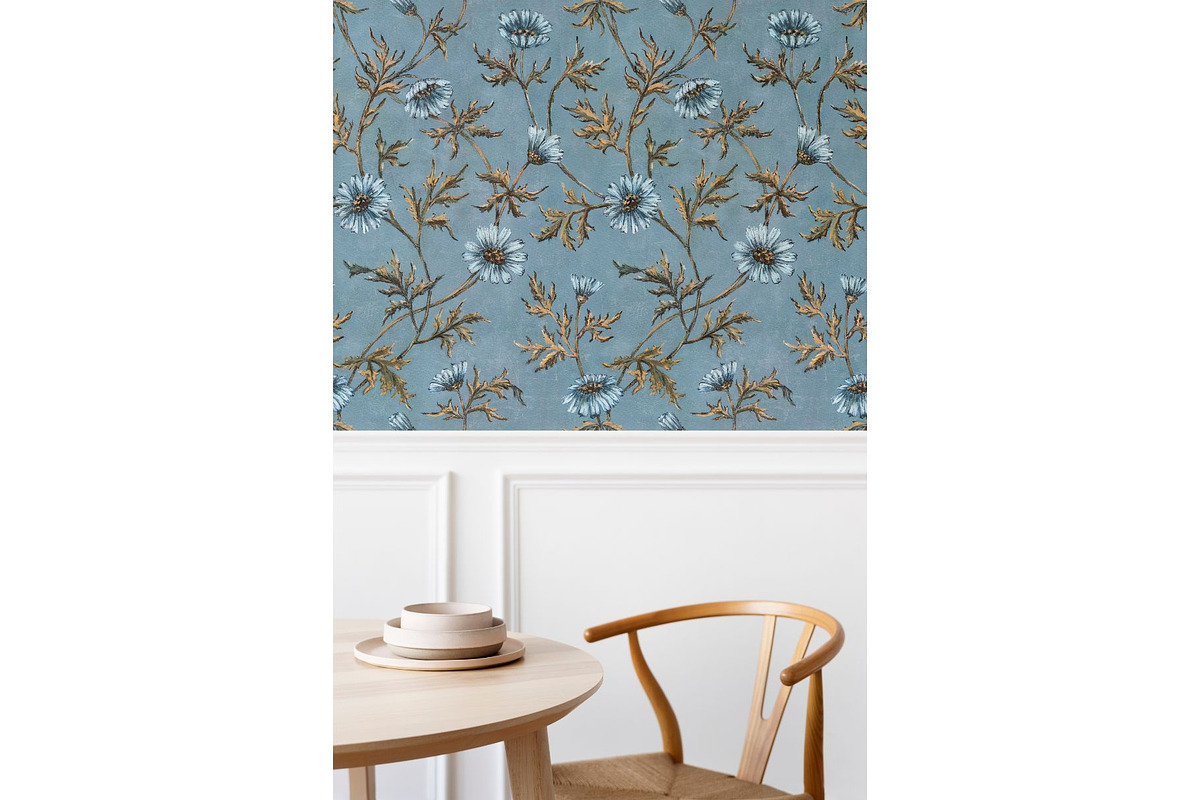 Vintage Bluets Pattern, a Pattern Graphic by MouseGrey (Photo 8 of 14)