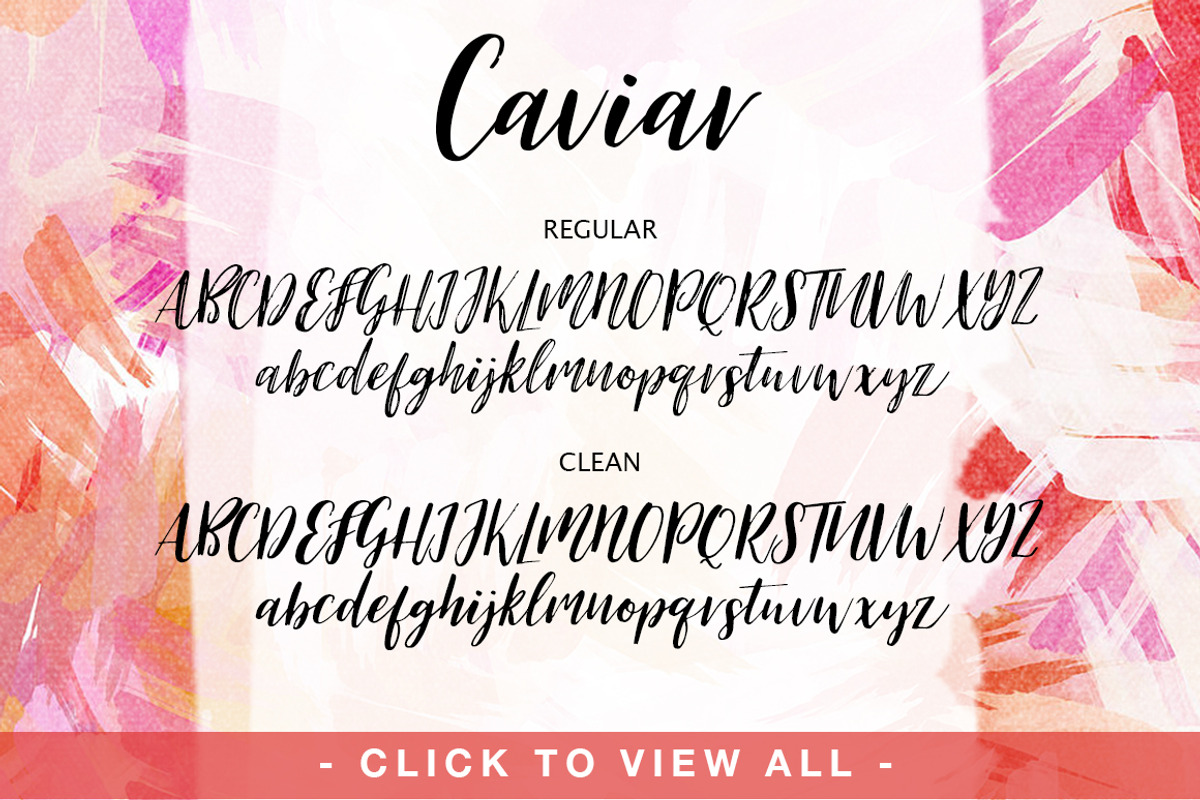 Caviar DUO font preview 7