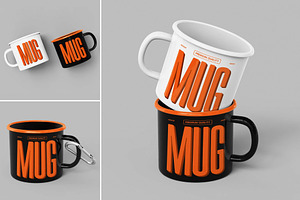 Enamel Mug Mockup, a Cups & Container Mockup by Brand Earth