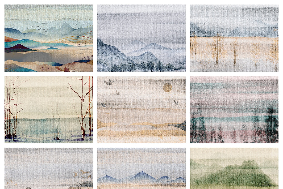 Canvas Texture Landscape, a Texture Graphic by sibel dayı (Photo 6 of 8)
