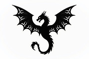 Ornate Heraldic Dragon Emblem, an Illustration by Creativeshirt (Thumbnail 6 of 9)