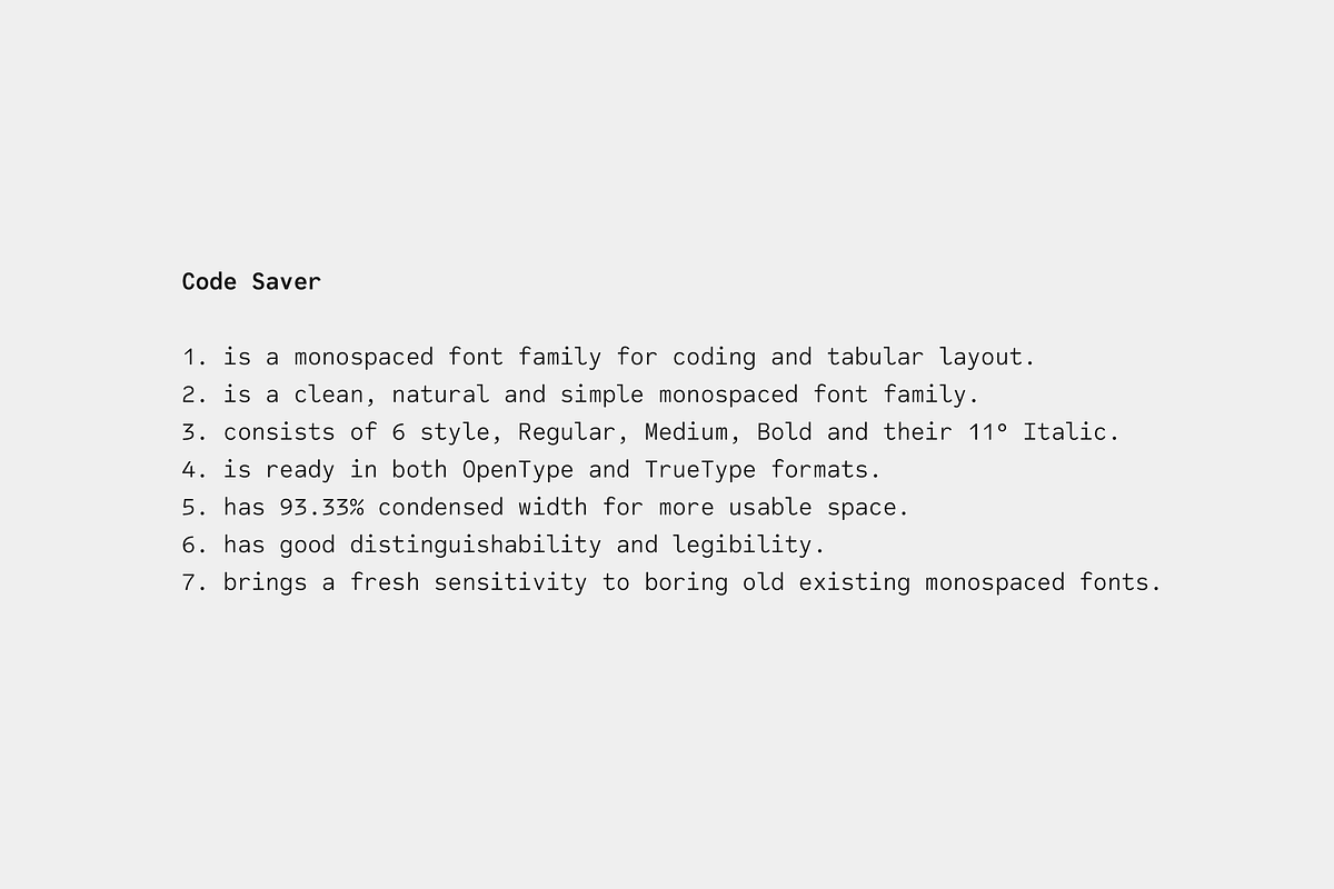 Code Saver, a Sans Serif Font by Dharma Type (Photo 10 of 11)