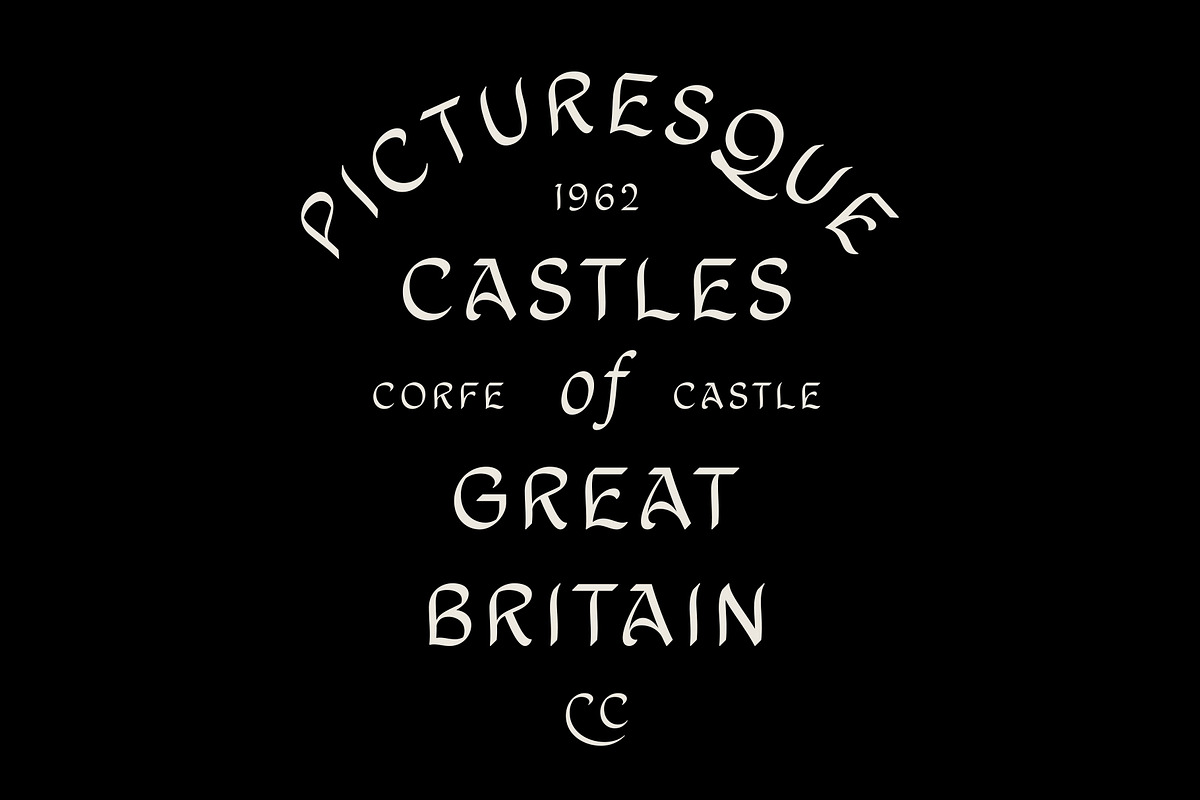 Corfe, a Font by Simon Walker (Photo 2 of 6)