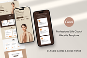 Professional Life Coach Website, a Landing Page Template by batang (Thumbnail 1 of 5)
