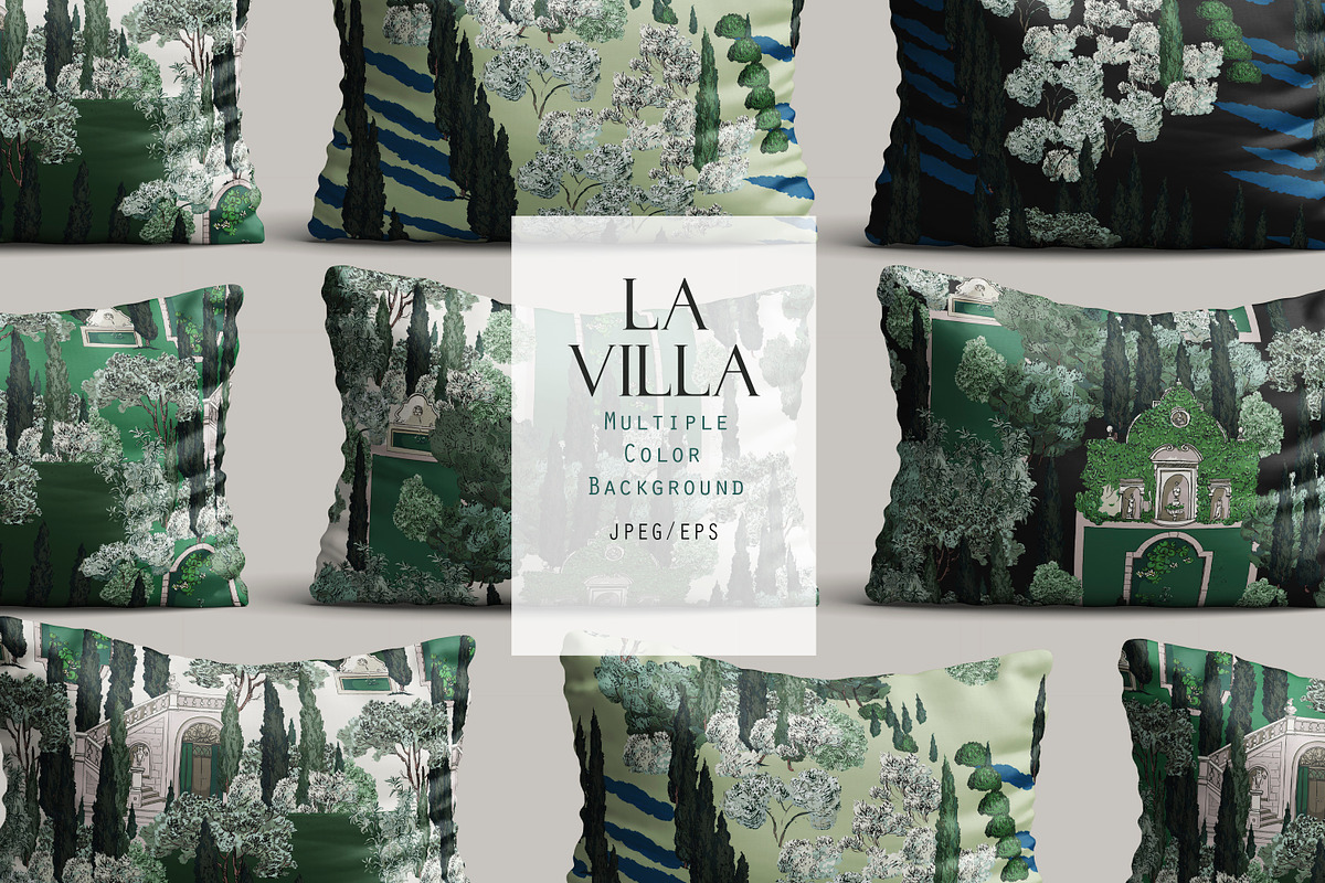 La Villa. Patterns and Panorama, a Pattern Graphic by Irina Dolgikh (Photo 14 of 14)