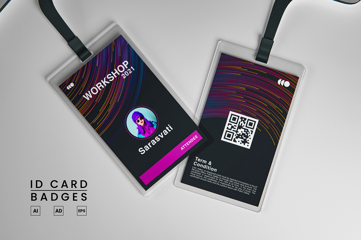 ID Card Badge - Francisco, a Card Template by Aprndy85 (Photo 1 of 2)