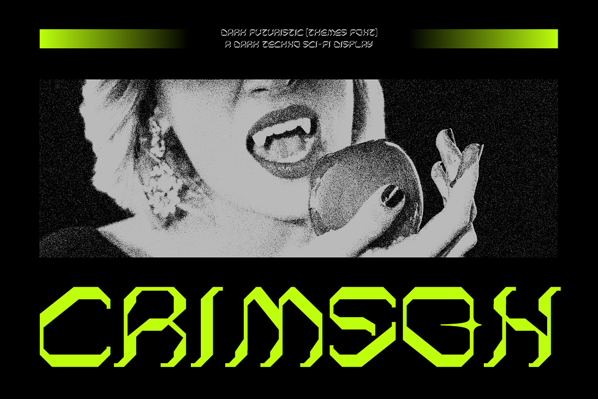 Reduste – Dark Techno Sci-Fi Font, a Sans Serif Font by Drizy (Photo 5 of 10)