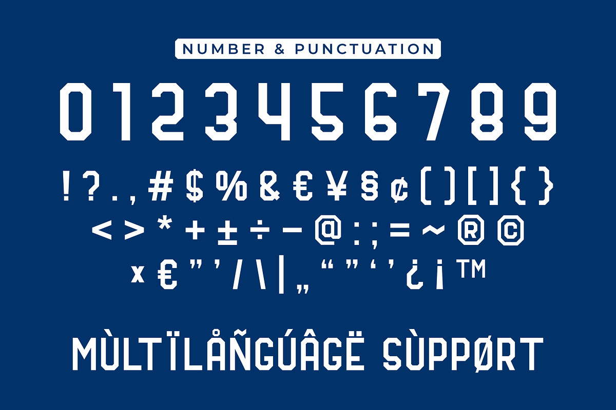 Varsitone League - Sport Font, a Font by Mily Studio (Photo 5 of 10)