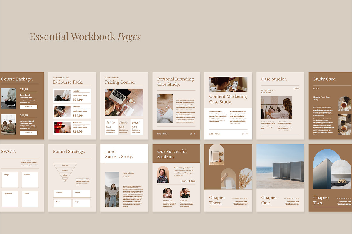 Columba - Workbook Creator Template, a Magazine Template by Visuel Colonie® (Photo 11 of 12)