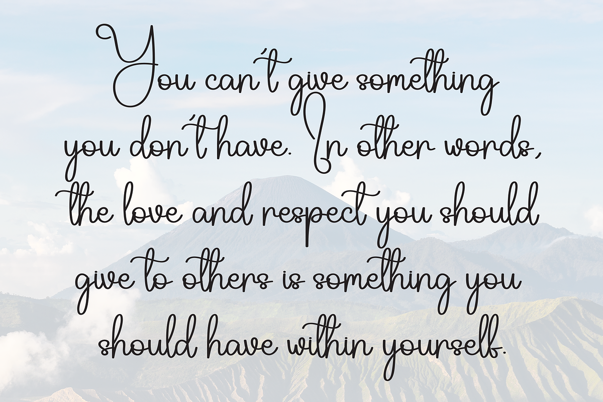 Blissful | Script Font, a Handwritten Font by Scratchones (Photo 6 of 8)