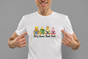 Silly Goose Book Club Reading PNG, an Illustration by Daily.Designs (Thumbnail 2 of 5)