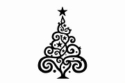 Cozy Holiday Tree Silhouette Designs, an Illustration by Gaye Art (Thumbnail 13 of 21)