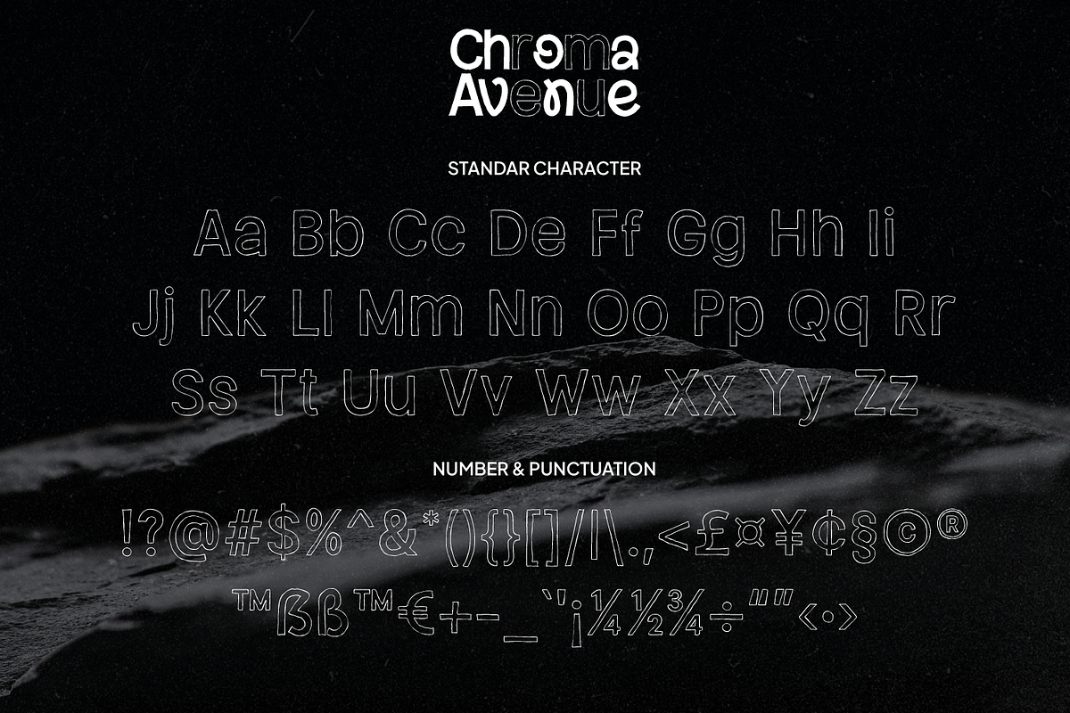 Chroma Avenue Duo Sans, a Sans Serif Font by Haps Space (Photo 7 of 11)