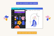 Flowery / Graphics & patterns, a Decorative Illustration by by Margo (Thumbnail 6 of 9)