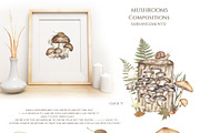 Watercolor Mushrooms Collection, an Education Illustration by MayaNavits (Thumbnail 4 of 14)