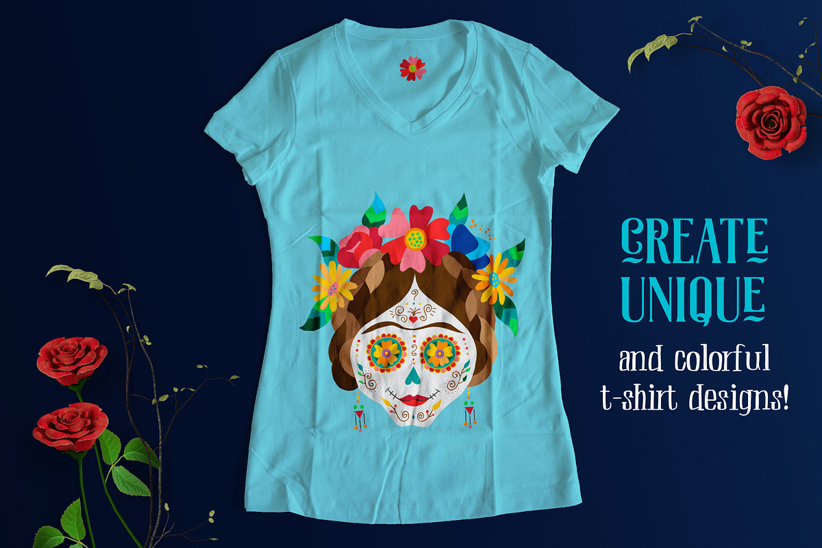 Day of the Dead - Skull Collection, a Graphic by Cienpies Design (Photo 7 of 7)