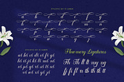 Flowmery Typeface, a Script Font by alit design (Thumbnail 14 of 15)