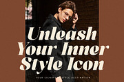 Kindora Bufferly Modern Vintage, a Serif Font by Letterena Studios (Thumbnail 9 of 15)