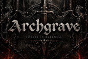 Archgrave Blackletter, a Blackletter Font by Wow Magic (Thumbnail 4 of 5)