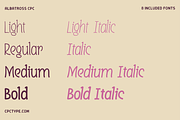 Albatross CPC, a Sans Serif Font by Christopher P. Cacho (Thumbnail 2 of 5)