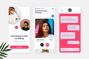 Malming - Dating Design App, an UI Kit Template by Panen Creative (Thumbnail 2 of 3)
