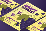 Grape Harvest Flyer Set, a Flyer Template by Annora Studio (Thumbnail 5 of 6)