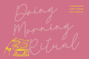 CS Brisa Dashed, a Script Font by Craft Supply Co. (Thumbnail 5 of 8)