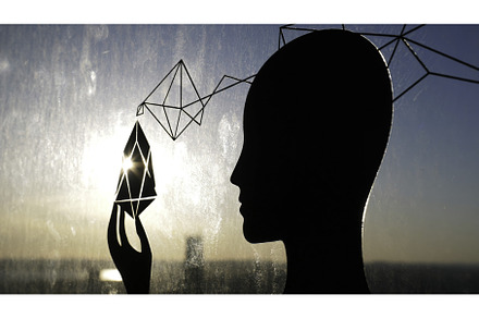 Close-up view of minimalistic black, an Arts & Entertainment Photo by Media Whale Stock
