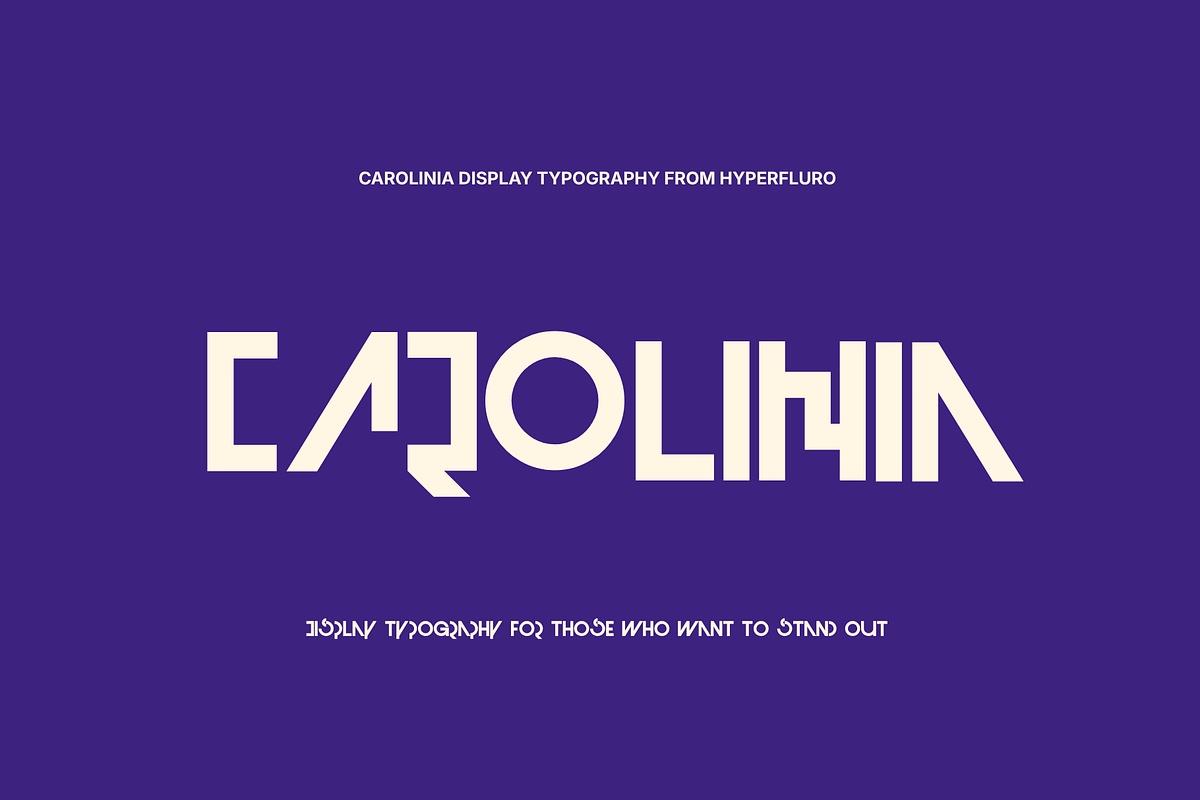CAROLINIA MODERN BRANDING FONT 2026, a Sans Serif Font by HyperFluro (Photo 1 of 8)