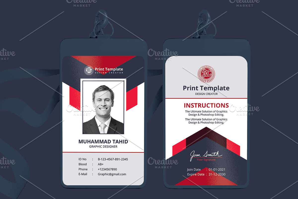 Corporate ID Card, a Marketing Template by Design_Creator