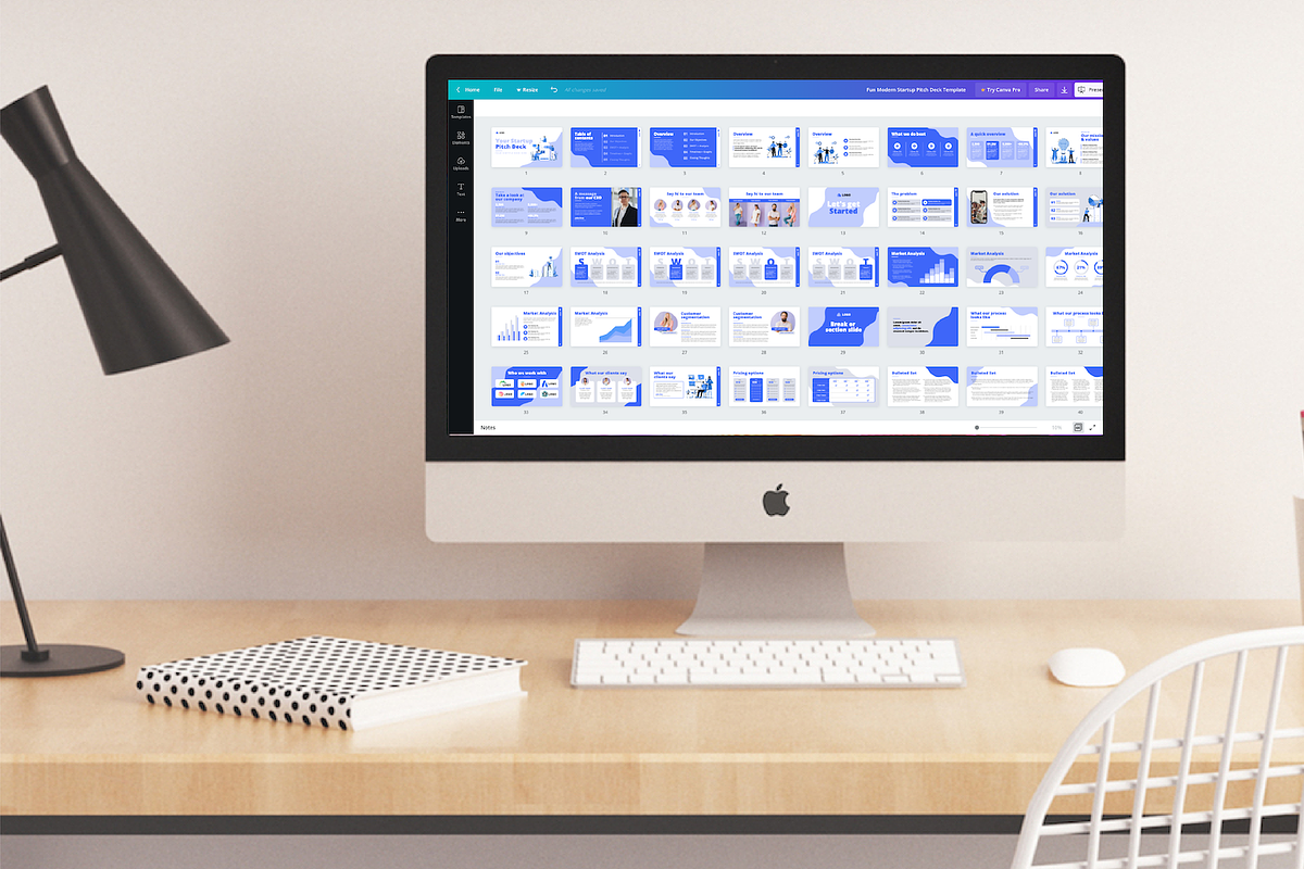 Fun Modern Pitch Presentation Deck, a Templates & Theme by LRG Designs (Photo 3 of 6)