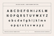 Holiday Galore - Hand-Drawn Font Duo, a Sans Serif Font by SilverStag Type Foundry (Thumbnail 31 of 39)