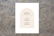 Arches Wifi Sign for Airbnb Hosts, a Templates & Theme by Kin Studio (Thumbnail 2 of 5)