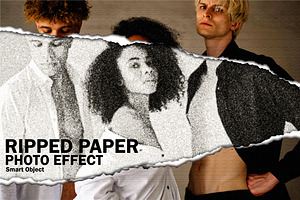 Ripped Paper Photo Effect, a Layer Style Add-On by alexdndz