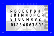Reqnad Geoemtrik Font, a Font by Tondi Type Studio (Thumbnail 2 of 10)