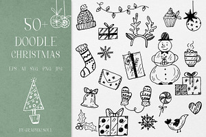 Doodle Christmas Illustrations