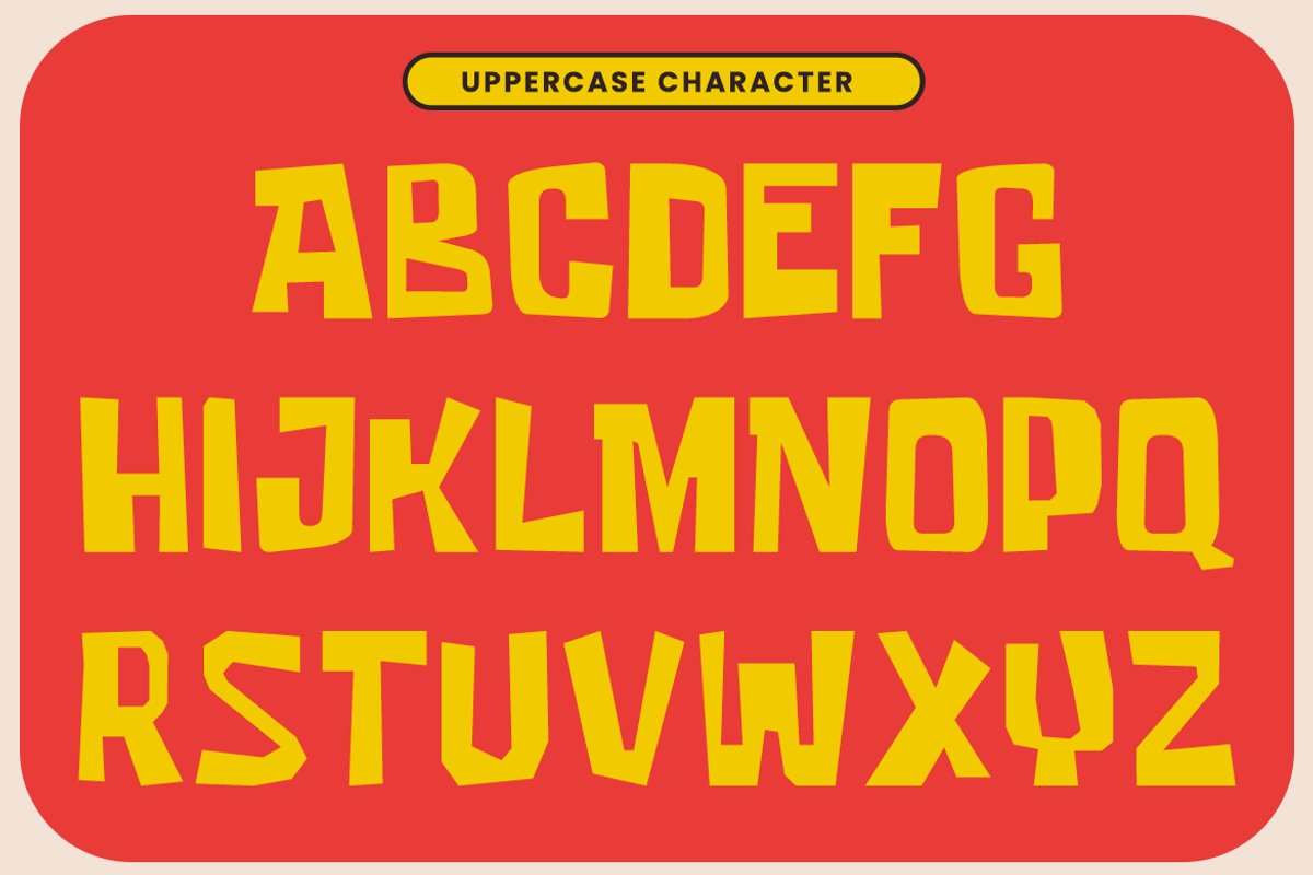 Cranko Retro Funky Display Font, a Sans Serif Font by Rasio Studio (Photo 2 of 11)